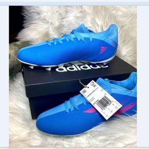 Adidas X SpeedFlow.3 FG Soccer Cleats Firm Ground Blue Sz 5.5 38 GW7486 New